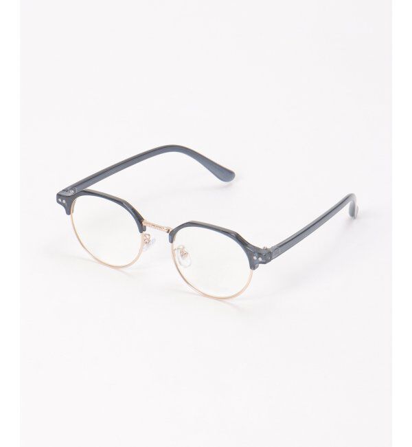ikka「サーモントクラウンパント型 伊達メガネ」|サングラス|グレー