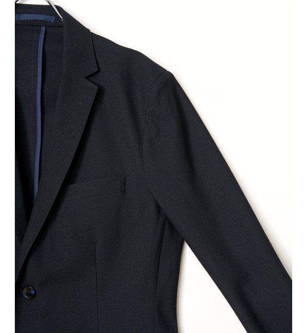 IKKA LOUNGE「【セットアップ対応】BLKライトカノコジャケット」|テーラードジャケット|