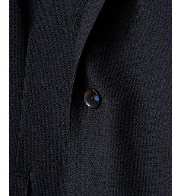 IKKA LOUNGE「【セットアップ対応】BLKライトカノコジャケット」|テーラードジャケット|