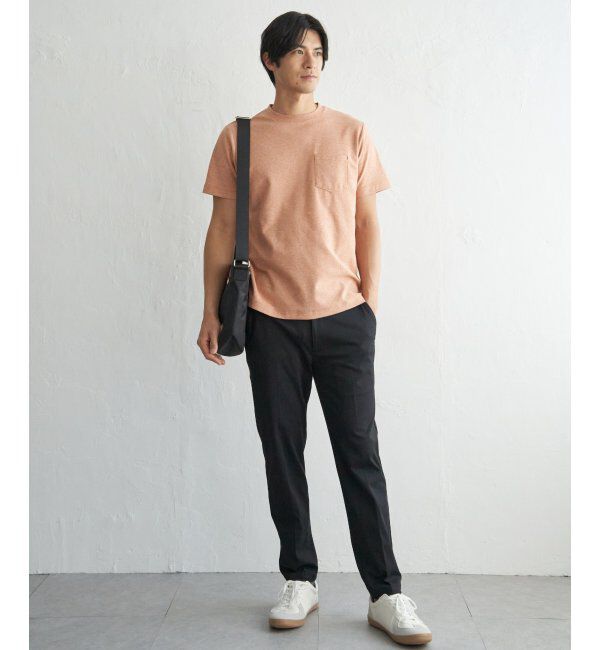 ikka「冷感DRYメランジ梨地Tシャツ」|Tシャツ・カットソー|