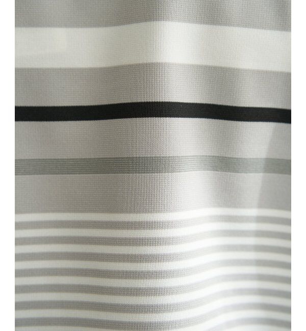 ikka「冷感DRYポンチボーダーTシャツ」|Tシャツ・カットソー|