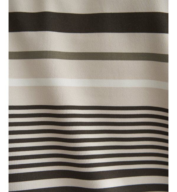 ikka「冷感DRYポンチボーダーTシャツ」|Tシャツ・カットソー|