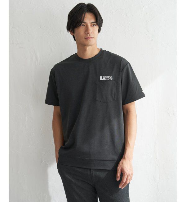 ikka「URBAN NATURE LIFE アーバンネイチャーライフ ドライSP冷感トレT」|Tシャツ・カットソー|チャコール