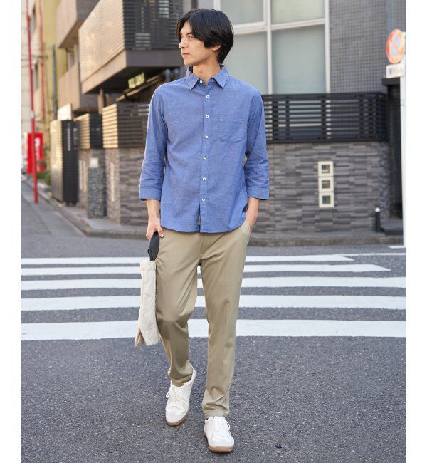 ikka「GOKU楽パンツ EASY STRETCH ピケ」|その他|