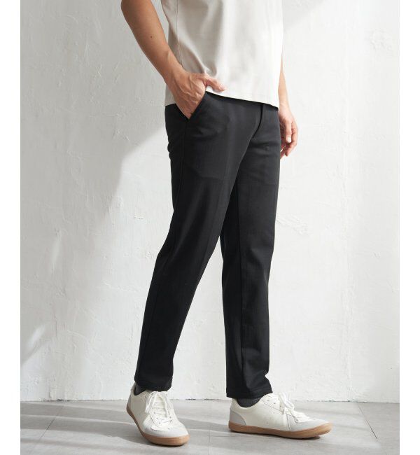 ikka「GOKU楽パンツ EASY STRETCH ピケ」|その他|ブラック