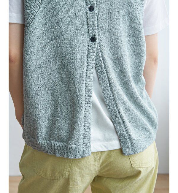 Lbc with Life「ミニブークレ2WAYニットベスト」|ニット・セーター|