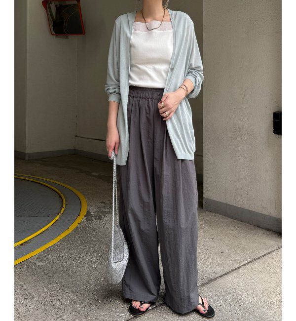 Lbc with Life「さらひやワンボタントッパーカーディガン」|カーディガン|