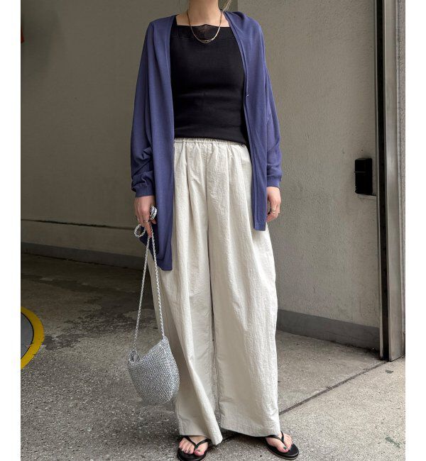 Lbc with Life「さらひやワンボタントッパーカーディガン」|カーディガン|