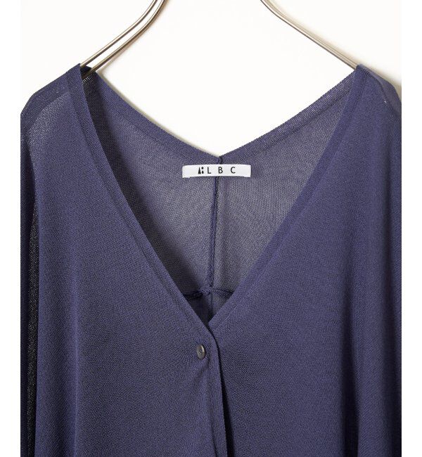 Lbc with Life「さらひやワンボタントッパーカーディガン」|カーディガン|