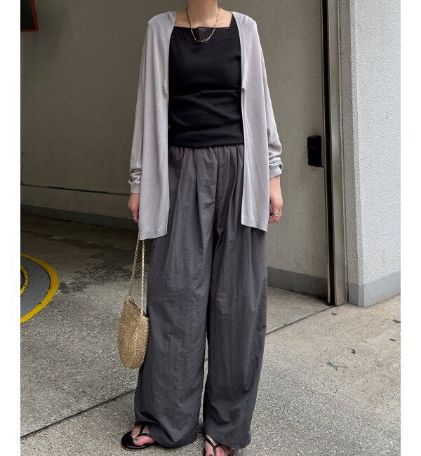 Lbc with Life「さらひやワンボタントッパーカーディガン」|カーディガン|