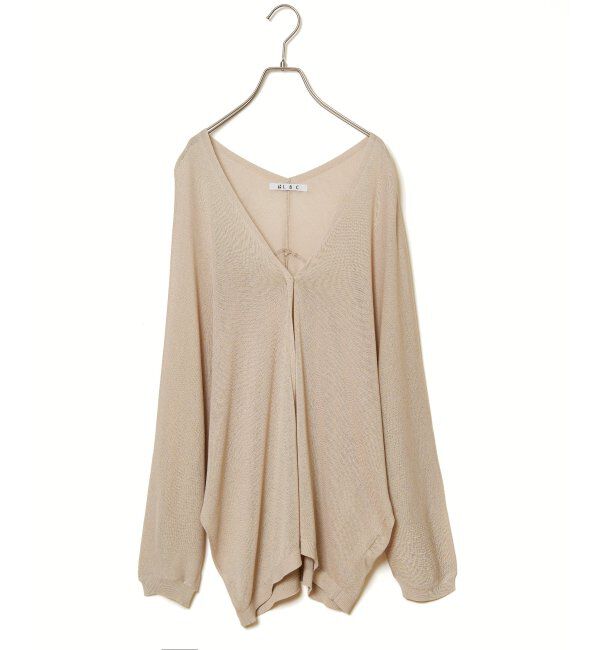 Lbc with Life「さらひやワンボタントッパーカーディガン」|カーディガン|