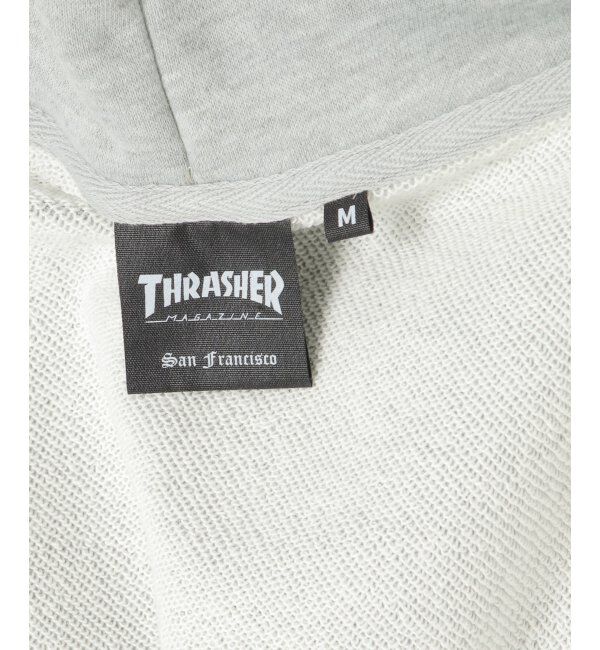 VENCE share style「THRASHER スラッシャー ジップパーカー」|カーディガン|