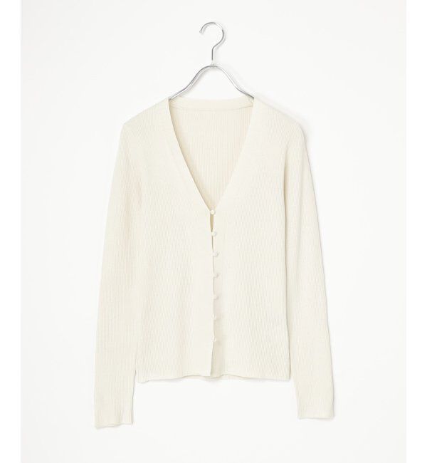 VENCE share style「ボタンアクセントVネックカーディガン」|カーディガン|アイボリー