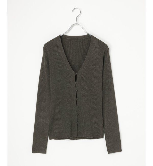 VENCE share style「ボタンアクセントVネックカーディガン」|カーディガン|モクグレー