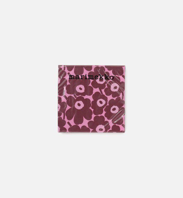 Marimekko「Mini Unikko ランチナプキン 33&times;33cm」|その他|