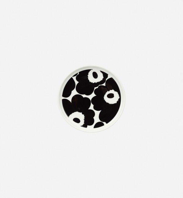 Marimekko「Unikko プレート 13.5cm」|その他|ブラック&times;ホワイト