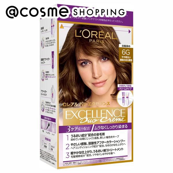 「ロレアル パリ エクセランス R クリームタイプ 6G やや明るい黄味のある栗色/ゴールドブラウン 本体」|ヘアスタイリング|その他