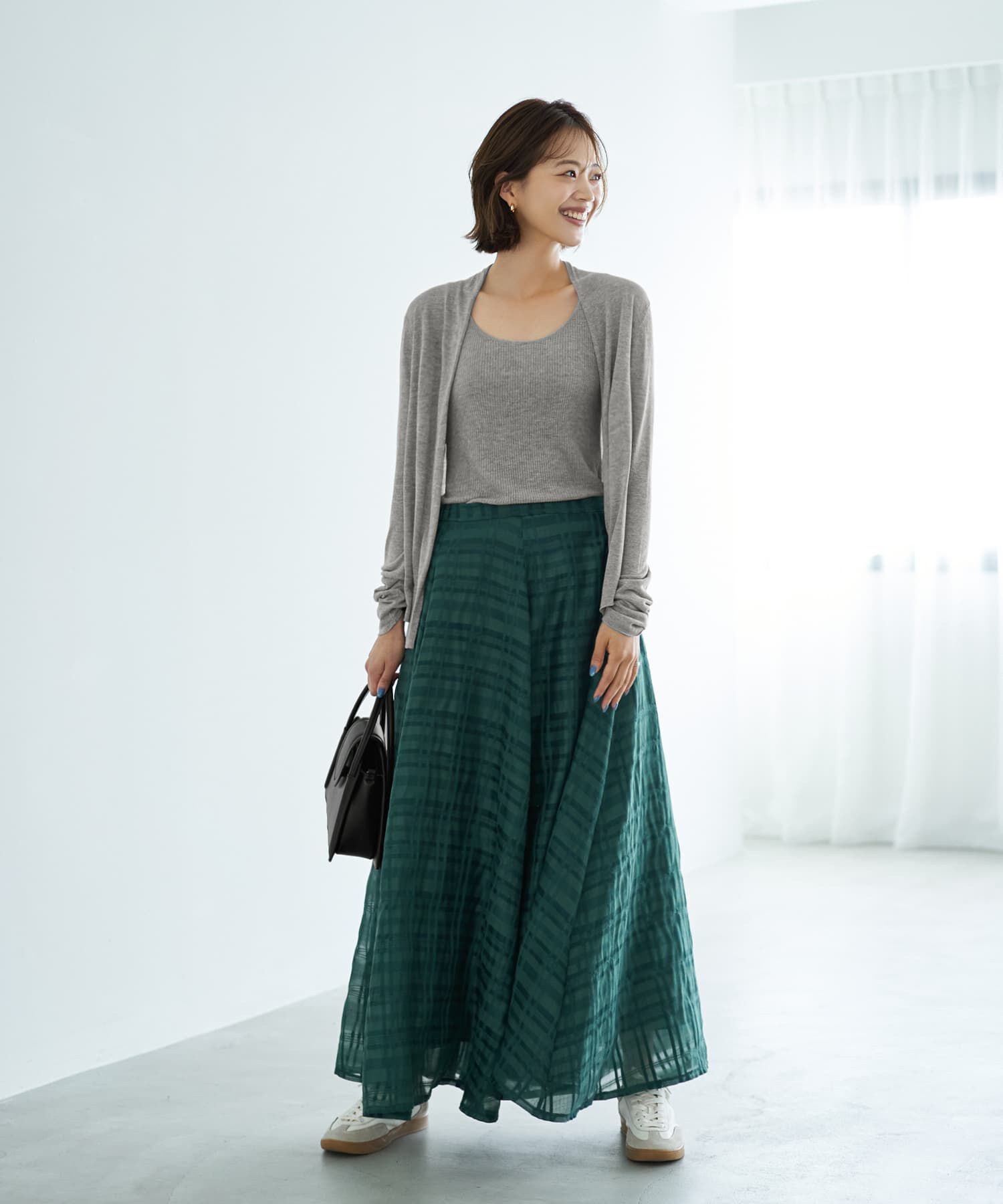 STYLE DELI「薄手なヌケ感とろみニットカーデセット」|Tシャツ・カットソー|