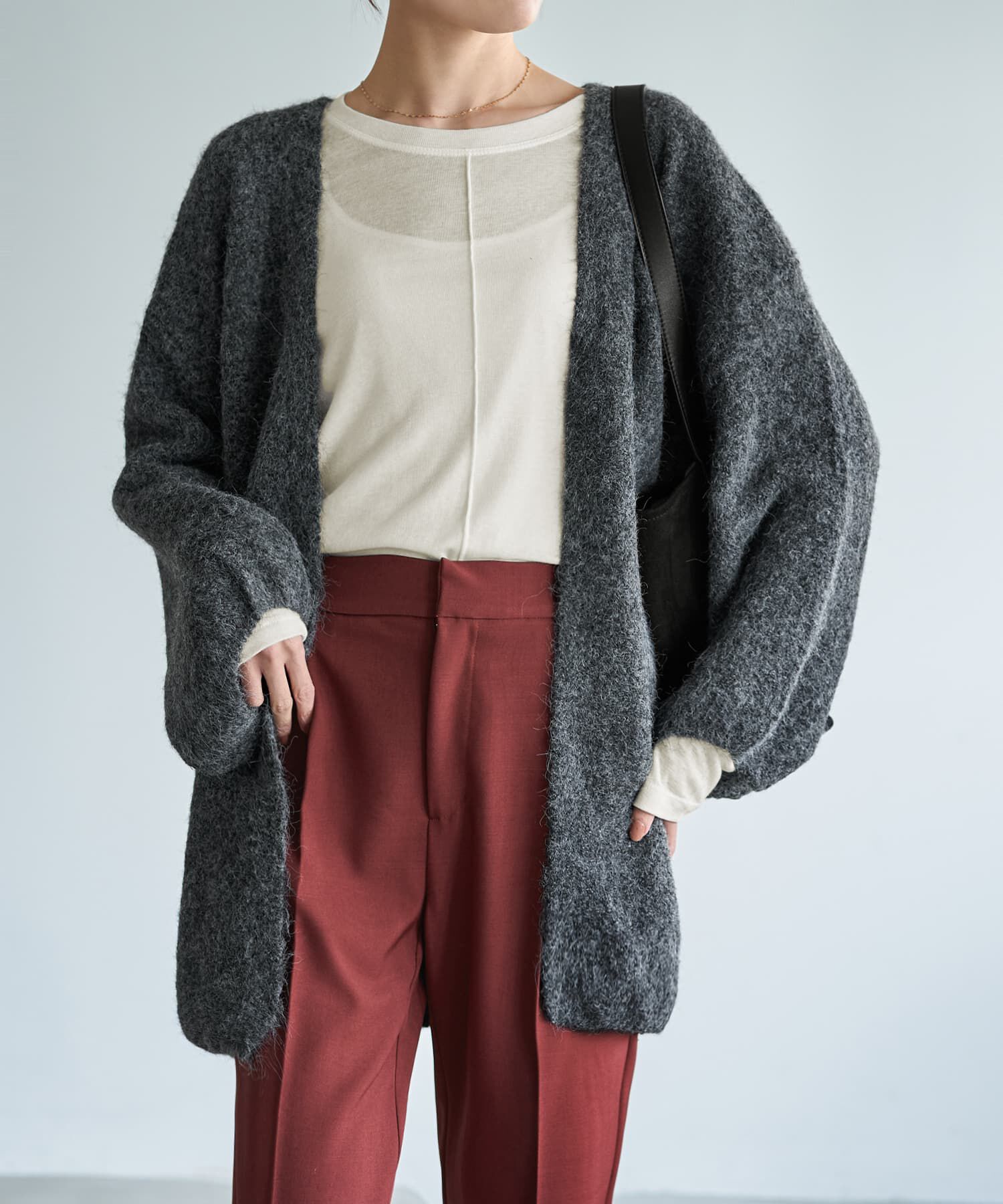 STYLE DELI「ふんわりカーヴィーニットガウン」|ニット・セーター|