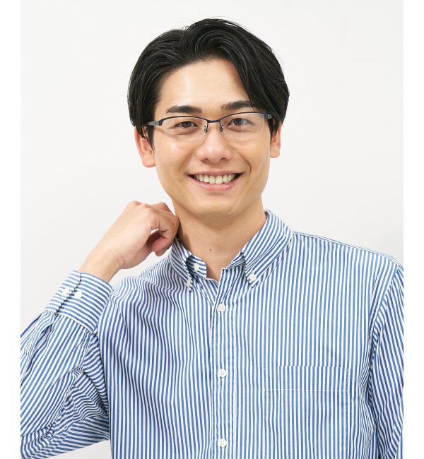  「スクエア型メガネ｜似合うを科学したメガネ(Zoff NEW STANDARD) レンズ交換券付」|メガネ|