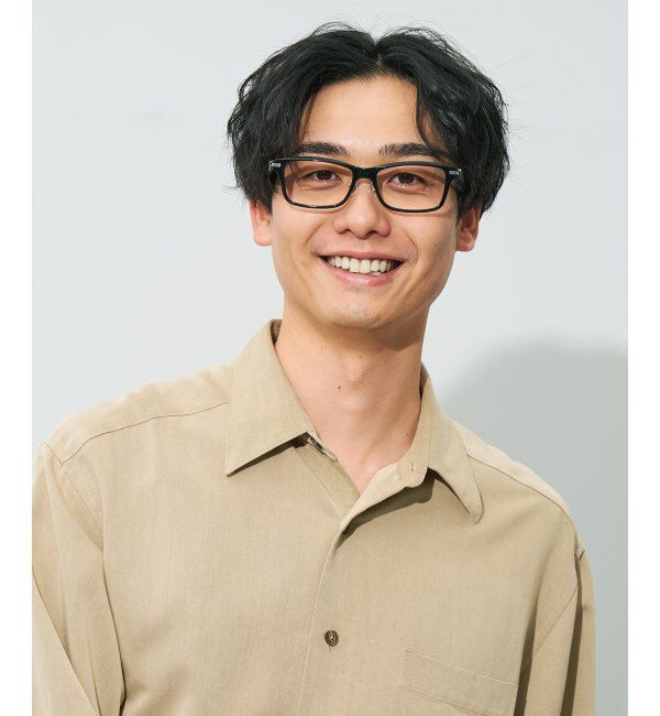  「ウェリントン型 メガネ | レザー調 ラバーテンプル ズレ落ち防止 メンズ ビジネス レンズ交換券付」|メガネ|