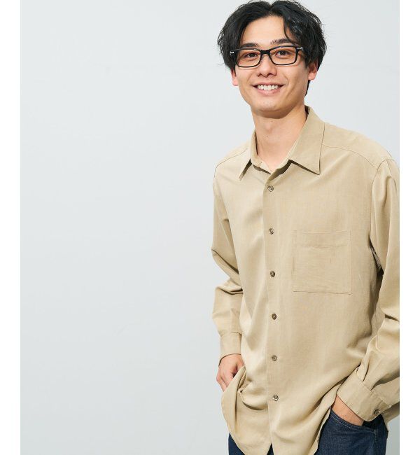  「ウェリントン型 メガネ | レザー調 ラバーテンプル ズレ落ち防止 メンズ ビジネス レンズ交換券付」|メガネ|