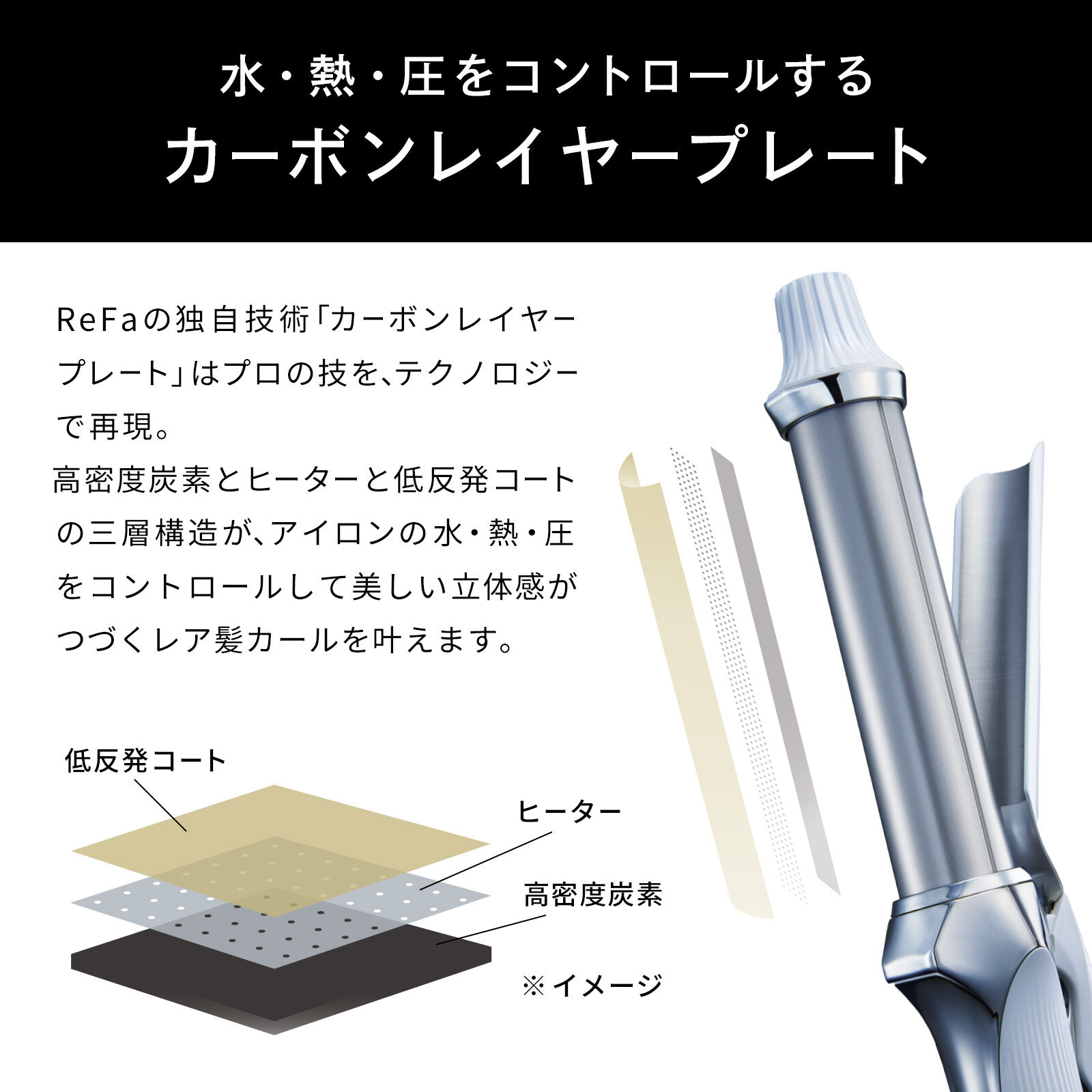 リファカールアイロンプロ38（ReFa）｜ルミネのファッション通販