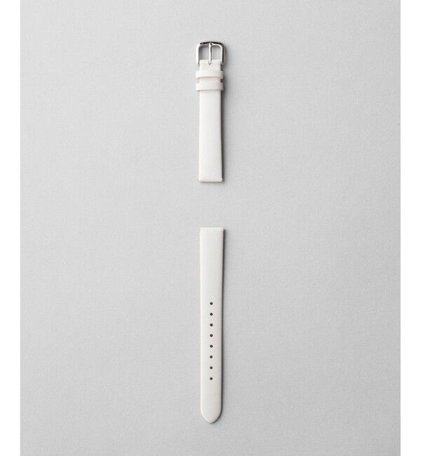 ete「きせかえ ビッグフェイスウォッチ ベルト」|腕時計|ホワイト