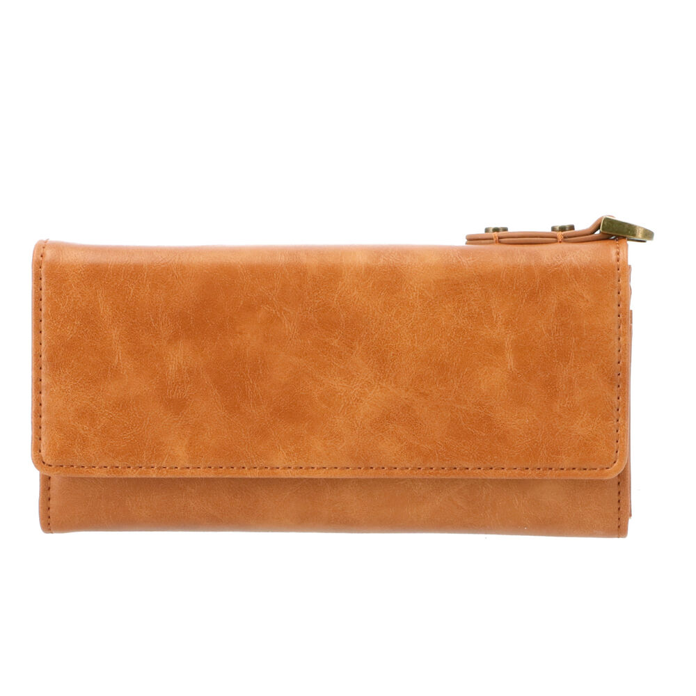 BACKYARD FAMILY「長財布 メンズ ブランド 通販 おしゃれ かぶせ シンプル ロングウォレット 大容量 多収納」|財布|ブラウン2