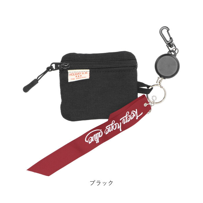 BACKYARD FAMILY「パスケース リール付き 通販 メンズ レディース 小銭入れ icカードケース おしゃれ」|定期入れ|