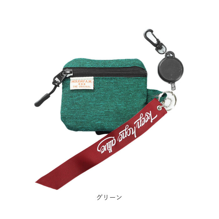 BACKYARD FAMILY「パスケース リール付き 通販 メンズ レディース 小銭入れ icカードケース おしゃれ」|定期入れ|