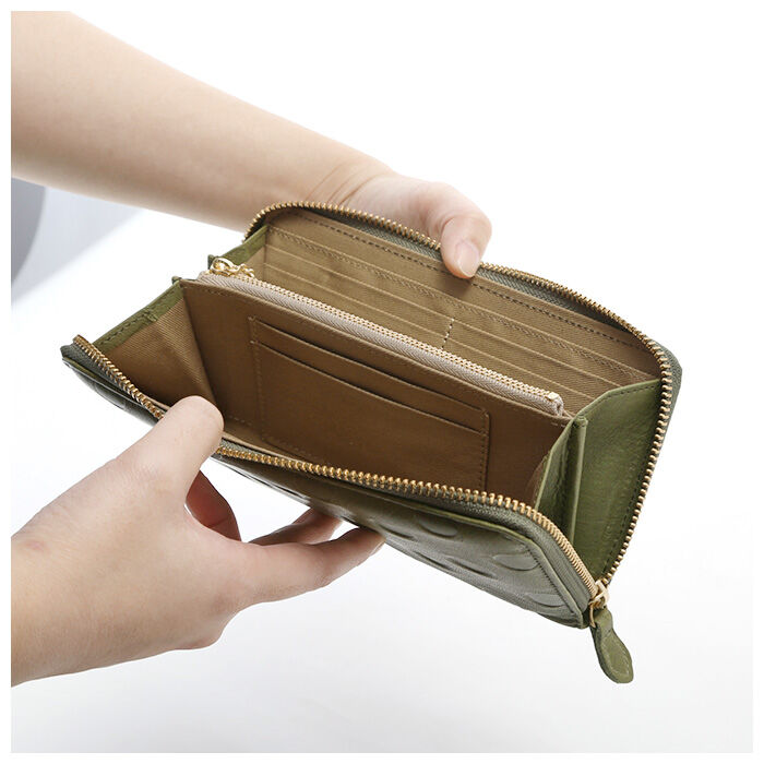 BACKYARD FAMILY「財布 レディース 長財布 ブランド 通販 un signet アンシグネ ラウンドファスナー 本革」|財布|