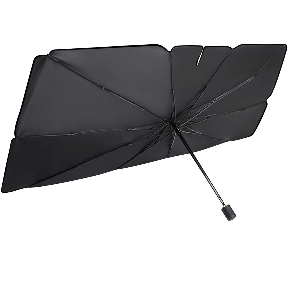BACKYARD FAMILY「サンシェード 車 フロント 通販 日除け シェード 日よけ 車用サンシェードパラソル 傘型」|その他|ブラック1