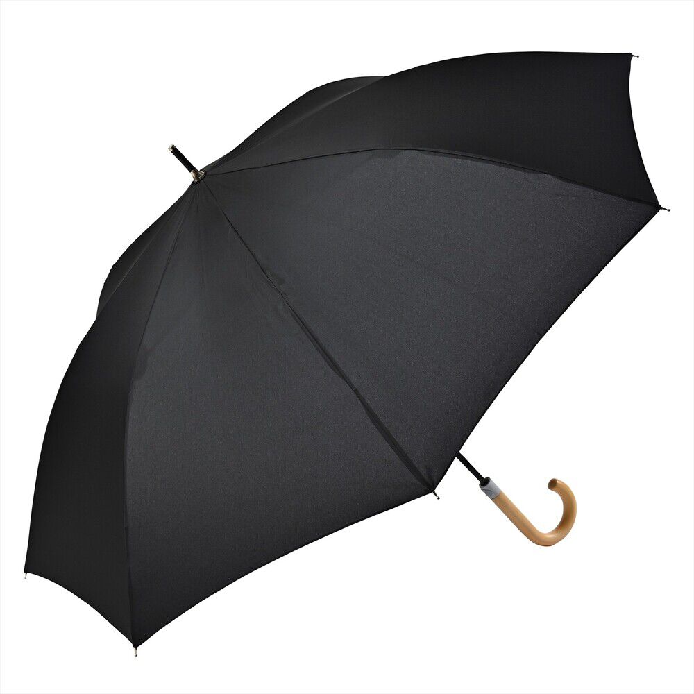 BACKYARD FAMILY「ニフティカラーズ 長傘 1661 通販 nifty colors 傘 レディース ジャンプ」|傘|ブラック1