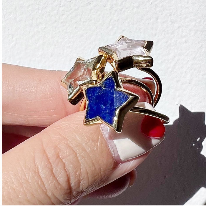 BACKYARD FAMILY「天然石 リング 通販 指輪 シルバーリング ファッションリング レディース イエローゴールド」|その他|