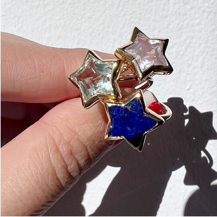 BACKYARD FAMILY「天然石 リング 通販 指輪 シルバーリング ファッションリング レディース イエローゴールド」|その他|