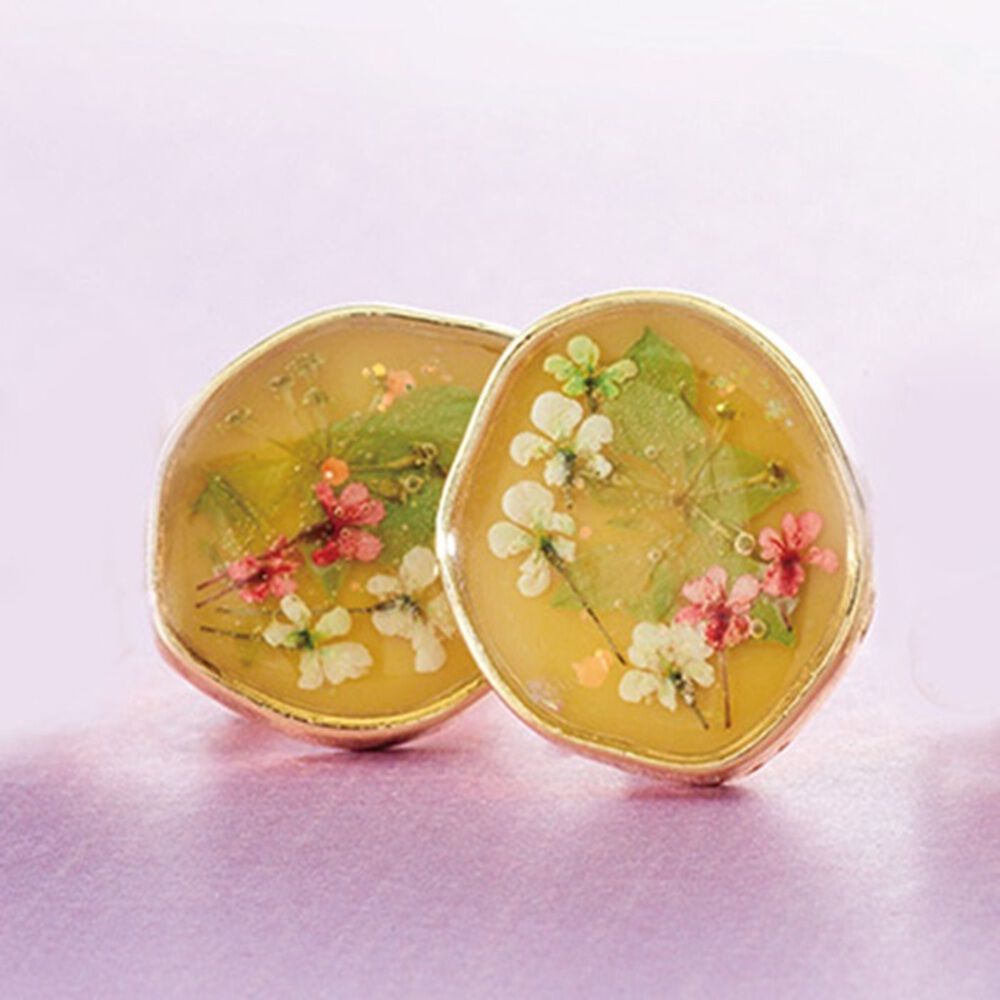 BACKYARD FAMILY「イヤリング サン宝石 通販 耳飾り ネジバネ式 アクセサリー サンホ ER-460」|その他|オレンジ1