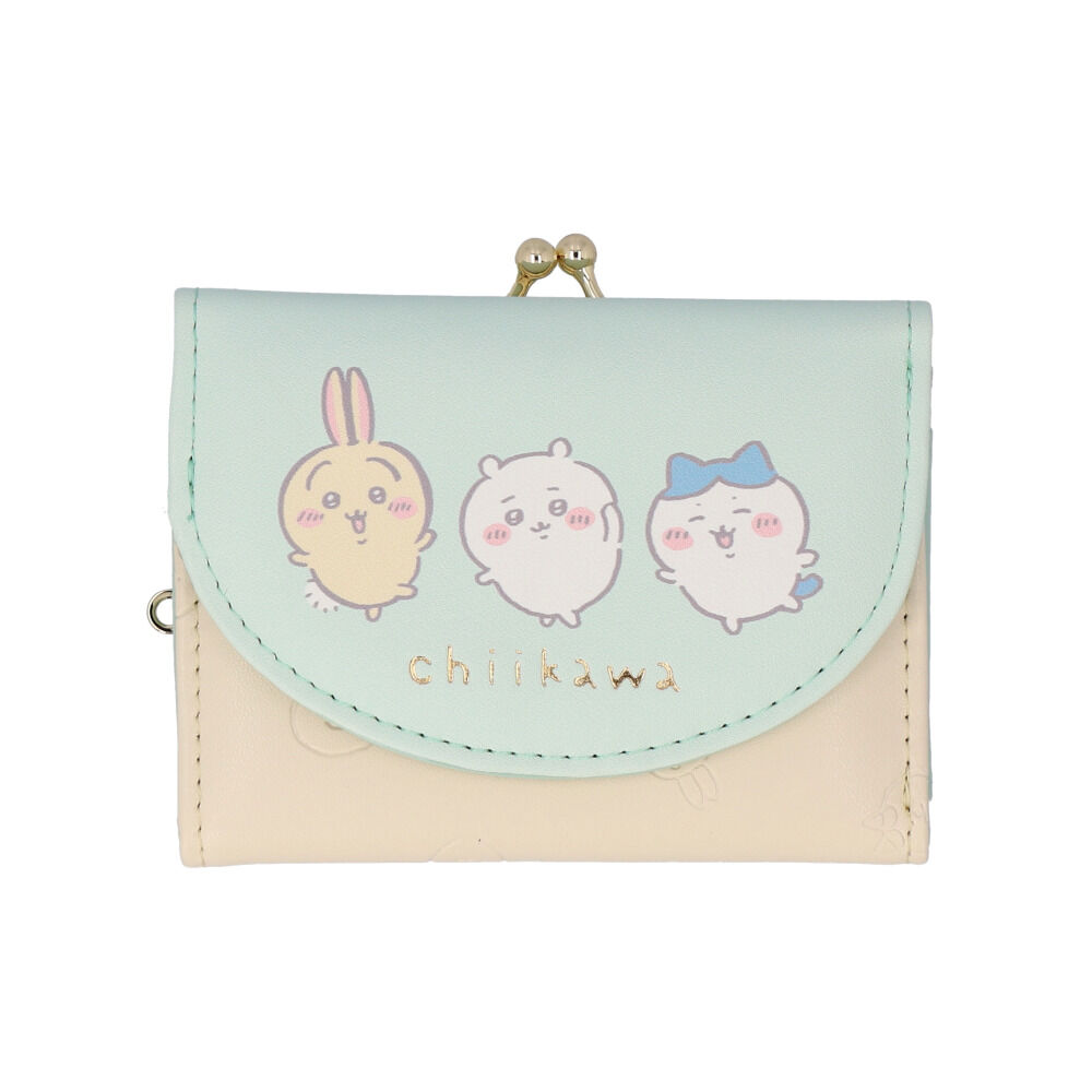 BACKYARD FAMILY「財布 ちいかわ 三つ折り 通販 三つ折り財布 がまぐち サイフ がま口財布 がまぐち財布 お財布」|財布|ブルー1