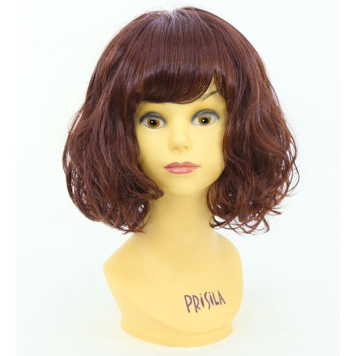 BACKYARD FAMILY「PRISILA プリシラ フルウィッグ フルウイッグ パーマ 通販 伸縮キャップ オールウィッグ」|その他|レッド1