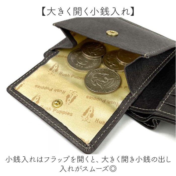 BACKYARD FAMILY「hush puppies ハッシュパピー 財布 通販 二つ折り財布 折財布 さいふ サイフ」|財布|