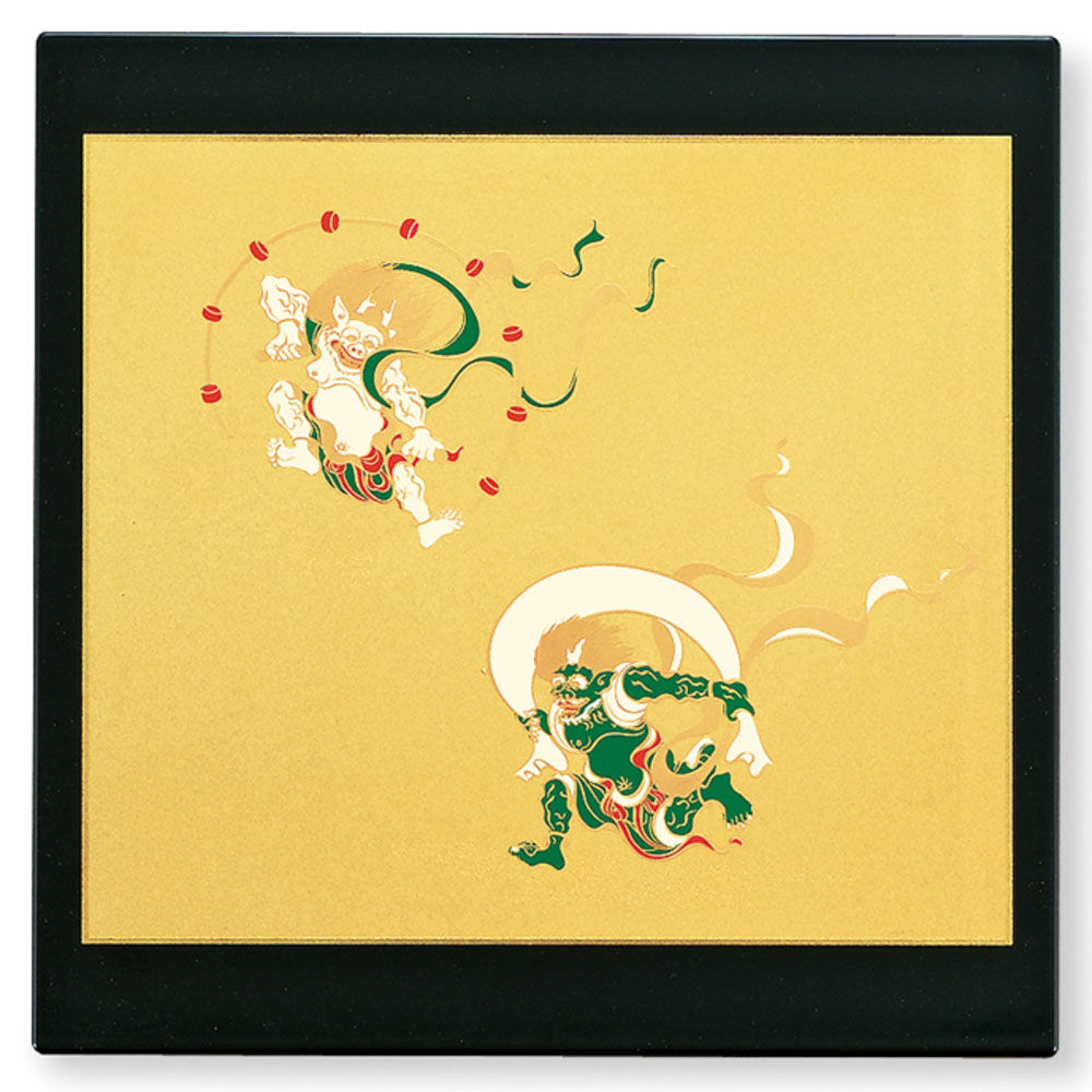 BACKYARD FAMILY「マウスパッド 漆芸 通販 マウスパット PC マウス パッド 日本製 山中漆器 飾台付き おしゃれ」|その他|ブラック1