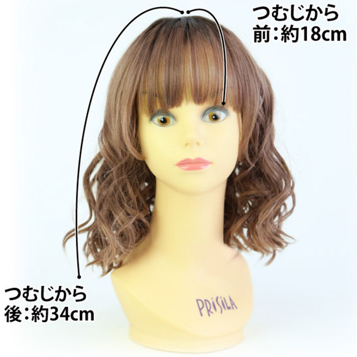 BACKYARD FAMILY「プリシラ フルウィッグ CTA-103 通販 prisila ウィッグ カラーウィッグ ウイッグ」|ヘアスタイリング|