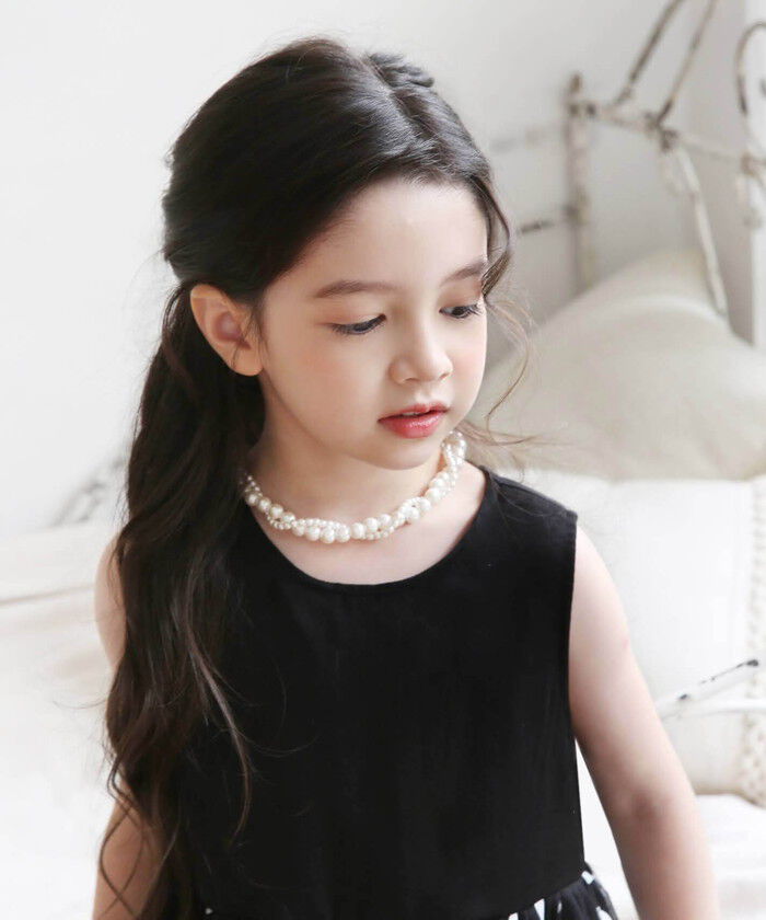 BACKYARD FAMILY「Rora ネックレス キッズ 通販 エリアン パール2連 パールネックレス 首飾り アクセサリー」|その他|