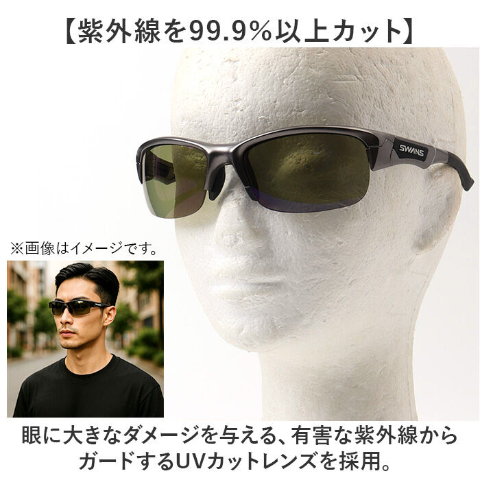 BACKYARD FAMILY「SWANS スワンズ スポーツサングラス SPB-0168 通販 サングラス 偏光サングラス」|サングラス|