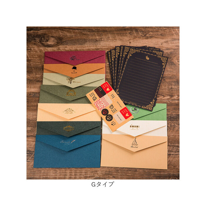 BACKYARD FAMILY「レターセット おしゃれ 通販 便箋 封筒 お手紙 レター 便せん シール付き お便り おたより」|その他|