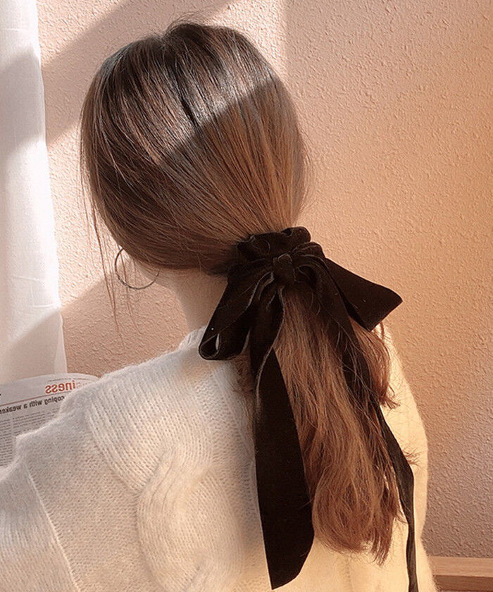 BACKYARD FAMILY「ベロア リボン シュシュ 通販 ダイヤモンドハーツ har-0150 Diamond Hearts」|その他|