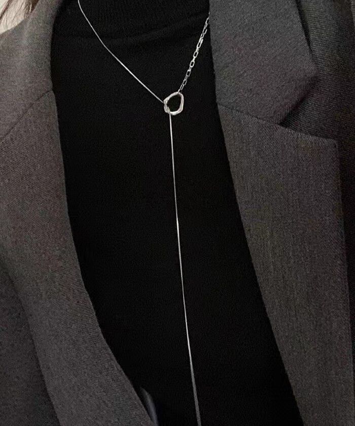 BACKYARD FAMILY「ネックレス レディース シンプル 通販 ペンダント ループネックレス ループタイネックレス」|その他|