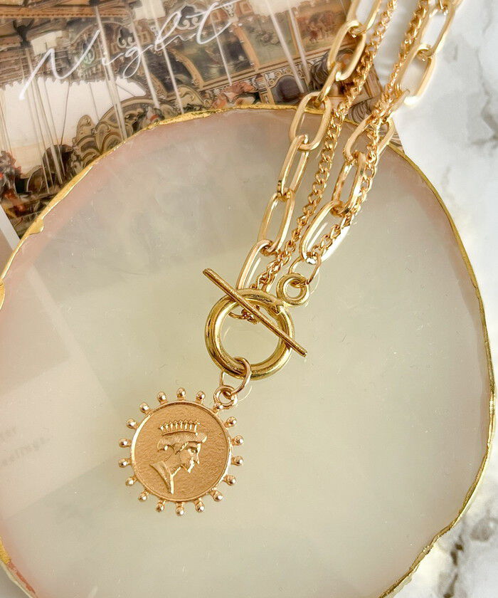 BACKYARD FAMILY「ネックレス レディース シンプル 通販 ペンダント ジュエリー コインネックレス」|その他|