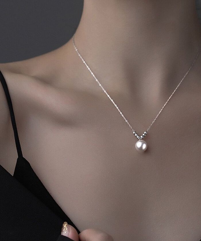 BACKYARD FAMILY「パール ネックレス 一粒 通販 ペンダント 首飾り ジュエリー アクセサリー レディース」|その他|