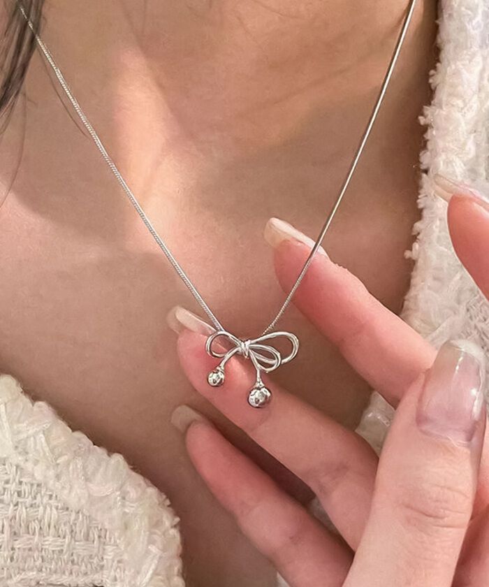 BACKYARD FAMILY「ネックレス レディース シルバー 通販 ペンダント 首飾り アクセサリー ジュエリー リボン」|その他|